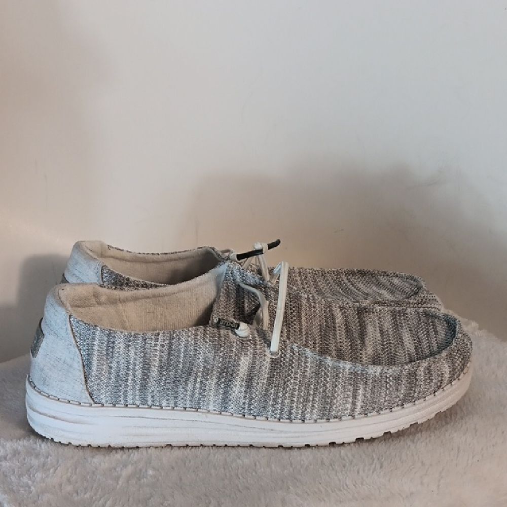 Hey Dude "Wendy Sox" Gray Slip-On Shoes